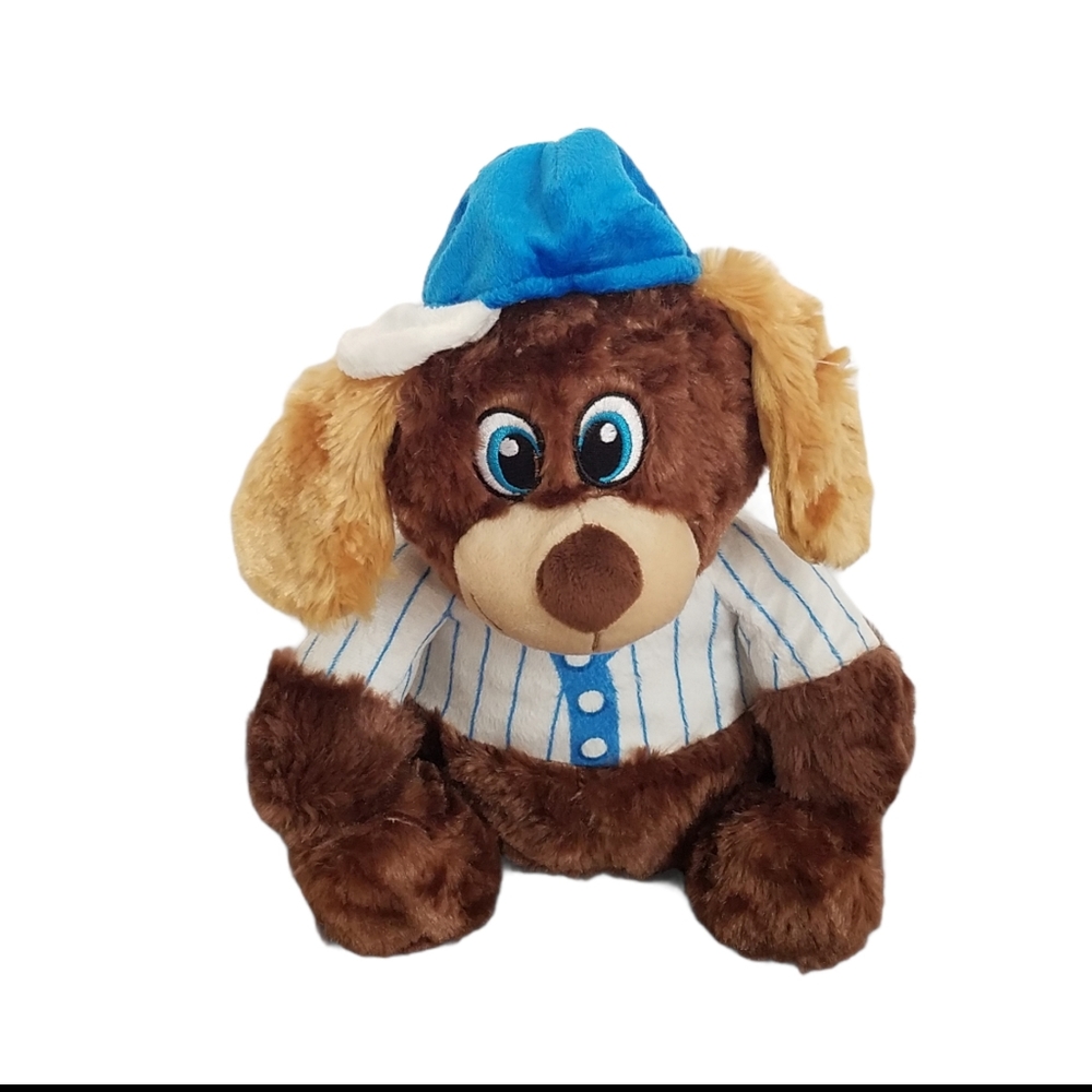 Kellytoy Sport Baseball Puppy Dog Plush 11" EUC